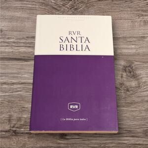 RVR Santa Biblia Reina Valera Revisada Spanish Bible Purple Softcover